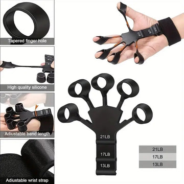 Silicone Finger Trainer – Hand Grip & Finger Strengthener